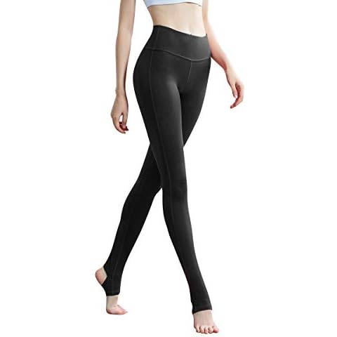 KSUA High Waist Stirrup Yoga Pants Cover