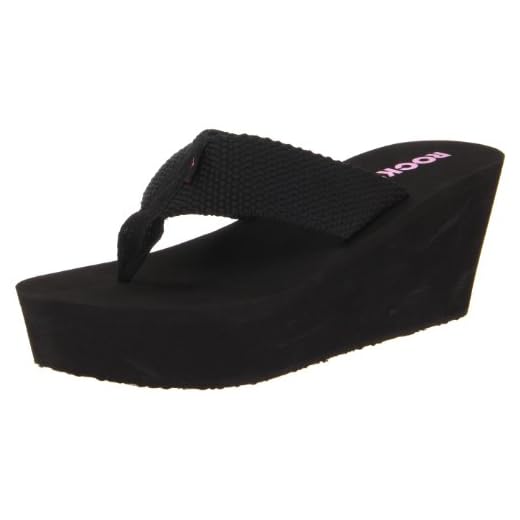 Rocket Dog Women's Diver Flip-Flop, Black, 6 M US