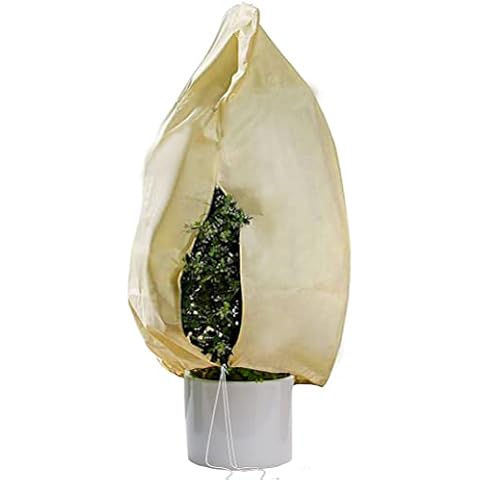 MVQPER Garden Plant Fleece Frost Protection Covers,80g/m² Winter Frost Covers Fleece Jackets for Plants,Plant Winter Protection Cover from Birds and Frost,180 x 120CM Cover
