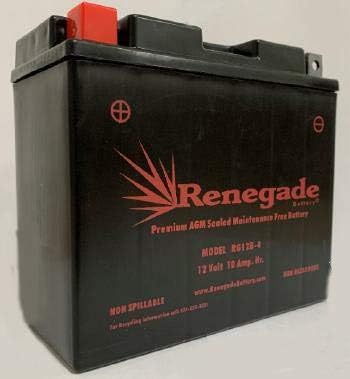 Replacement Battery 250+ CCA's; RG12B-4 FOR DUCATI (2008, 2009, 2010, 2011, 2012) HYPERMOTARD 1100 (ALL MODELS)