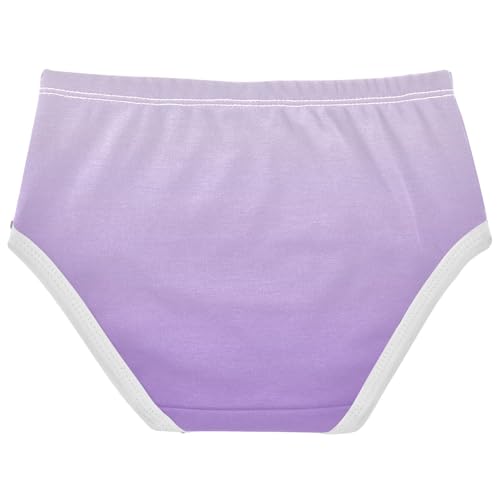 Joisal Magnolia Amethyst Gradient Ombre Cute Panties Girl Toddler Girls Underwear Cotton Durable Briefs Underpants 2t2
