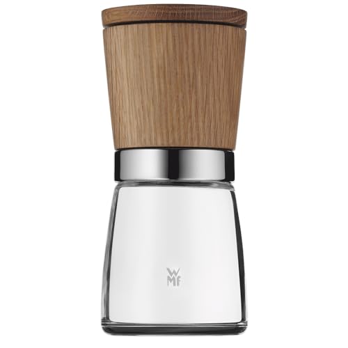 WMF Ceramill Nature Salz und Pfeffer Mühle, unbefüllt, für Salz, Pfeffer, Chilli, Salzmühle, Pfeffermühle Holz, Keramikmahlwerk – Ansicht 1
