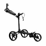 tour made RT-160 Flatfold, carrello da golf pieghevole, 3 ruote, portata fino a 25 kg