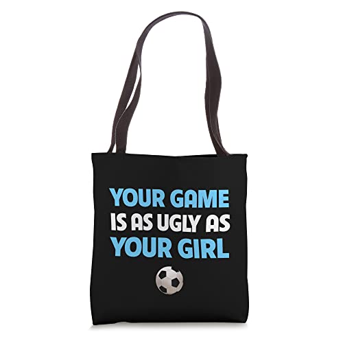 Funny Soccer Trash Talk Tote Bag