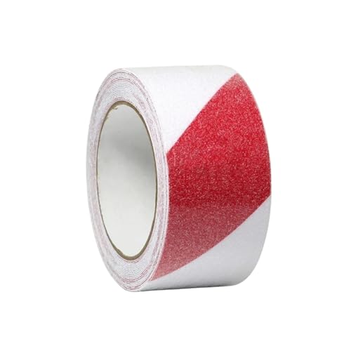 ���O�p����~�߃e�[�v1�� - �K�i�A���A�i���ɍœK(Red-White,5M_1PCS_2.5CM)