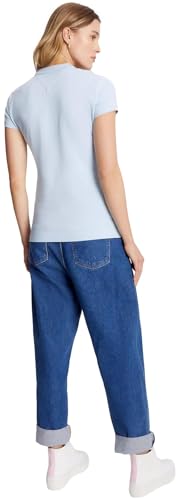 Image of Tommy Hilfiger Women's Solid Short Sleeve Pique Polo Shirt