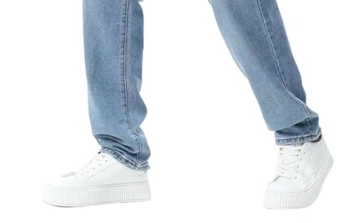 Men's Classic Gray Straight-Leg Business Casual Pants, Versatile Basic Slim-fit Jeans.