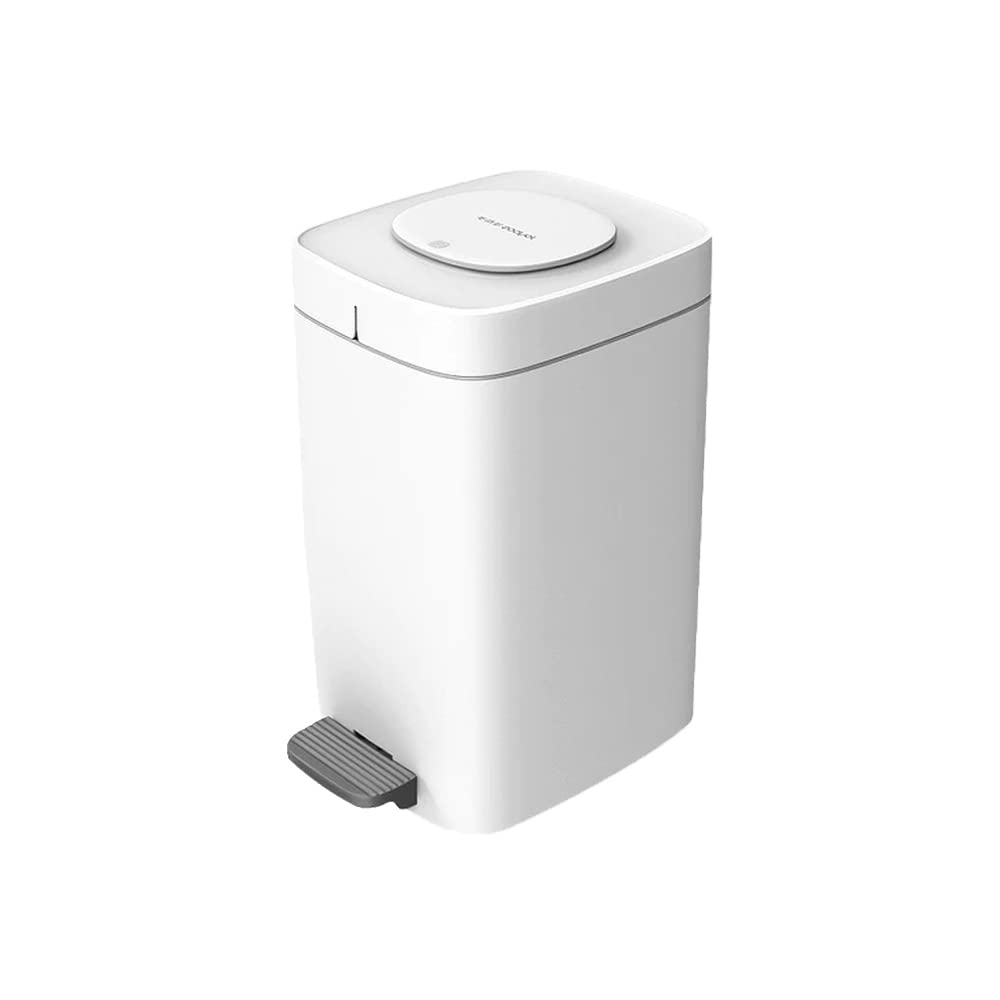 Poubelle à pédale 15L JOYBOS carrée pour optimiser l'espace de votre cuisine