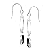 Silpada 'Dark Halo' Natural Black Agate Drop Earrings in Sterling Silver