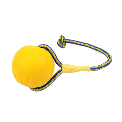 Image of Petarchi UltraGrip Rope Ball Dog Toy | Interactive Pet Toy for Training Tug Chew & Fetch | Improves Dental Health | Non-Toxic & Floatable | Indoor & Outdoor Play (Small, 7cm Diameter)