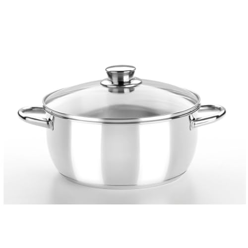 Monix Optima - Olla con Tapa de Cristal, 4 l