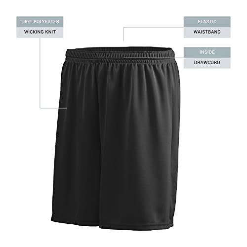 Augusta Sportswear Boys Octane Basketball & Casual Elastic Waist Activewear – Wicking Knit Shorts for Sports2