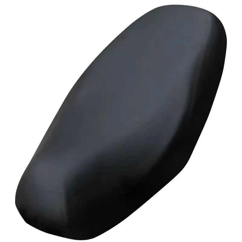 Funda para asiento de motocicleta universal con protección solar y diseño elástico negro