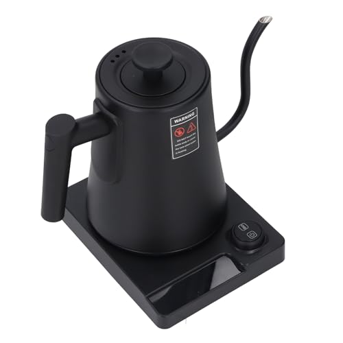 Tetera eléctrica de acero inoxidable con pantalla LCD