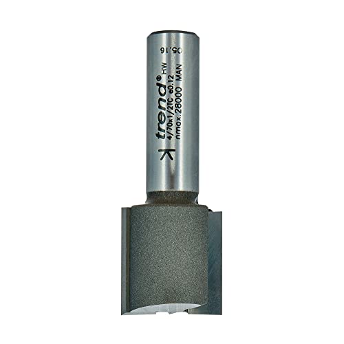 Trend Professional Straight Two Flute Router Cutter, 1/2 Inch Shank, 63/64