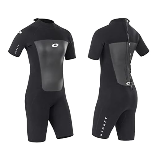Osprey Damen OSP L Shorty – Herkunft Neoprenanzug, Schwarz, M