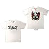 Slipknot T Shirt Adderall Faceback Band Logo Official Unisex White XL #2