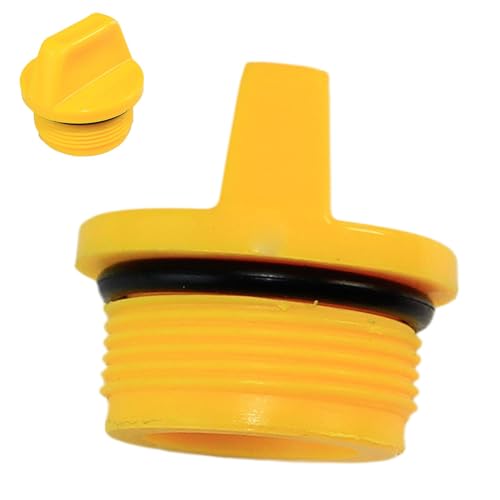 Tapón de llenado de aceite del motor,Tapa de llenado de aceite del motor, Tapa de aceite del motor del coche, Cubierta de sellado de llenado de aceite de motor automático, amarilla, para piezas de mot