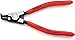 Produktbild KNIPEX Sicherungsringzange für Außenringe auf Wellen mit Kunststoff überzogen schwarz atramentiert 125 mm, 46 21 A01