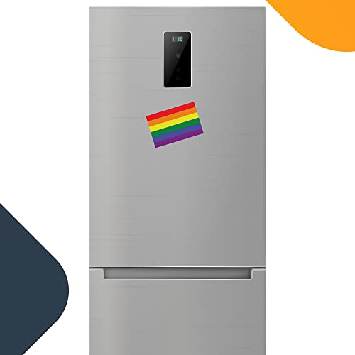 Image of Magnet Me Up LGTBQA Rainbow Flag Magnet Decal, 4x6 Inch, Heavy-Duty Automotive Magnet for Car, Truck, SUV, Show Your Support for LGBTQA, Spread Love and Equality, Crafted with Pride in The USA