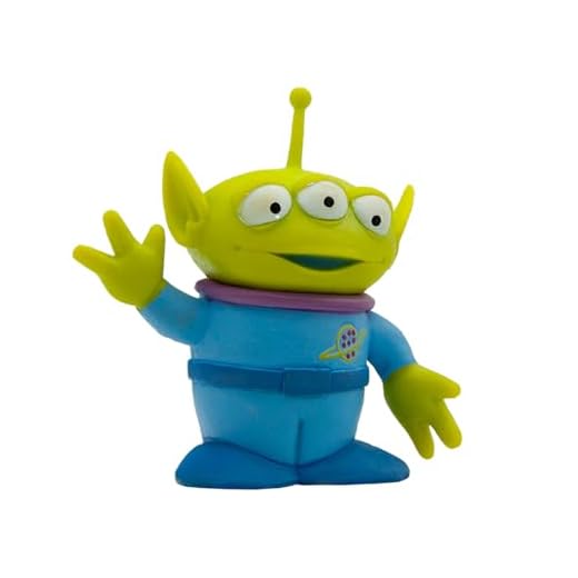 Bullyland 12765 – Spelfigur, Disney Pixar Toy Story, utomjording, ca 6,3 cm, perfekt som en tårtfigur, detaljrikt, PVC-fri, fantastisk present till barn för fantasifull lek