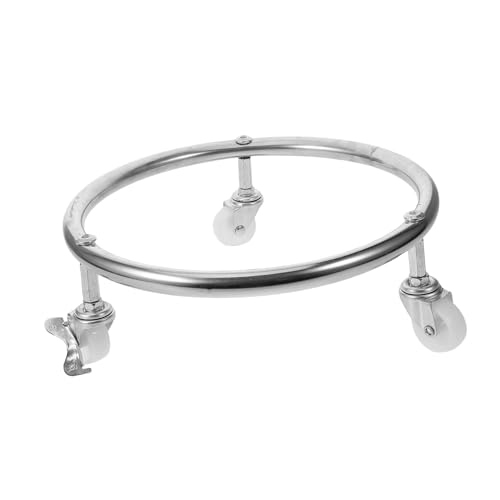 ULTECHNOVO Tank Stand Gas Bottle Holder Wheels Cylinder Gas Tank Bracket for Camping Mobile Cylinder Rack