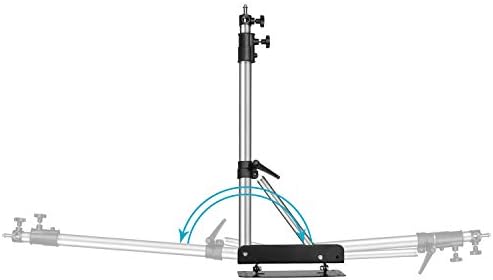 Neewer Max Length 49"/125cm Wall Mounting Boom Arm for Photography Studio Video Lights, Monolights, Umbrellas, Reflectors