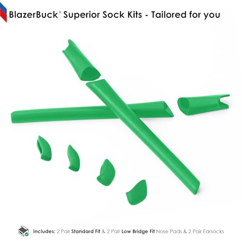 Image of BLAZERBUCK Replacement Sock Kits Earsocks & Nosepieces for Oakley Half Jacket XLJ Sunglass