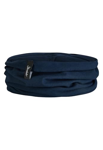 Sterntaler OCS Multifunktionstuch uni Vielseitig tragbares Tuch aus Singlejersey (Bio) Unisex Kopfbedeckung & Halstuch Baby und Kinder Accessoire marine Größe 2