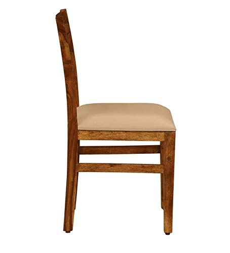 Image of JEENWOOD Solid Wood 6 Seater Dining Set in Provincial Teak Finish (Medium 15, Brown 15)
