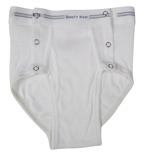 Men's Briefs with Side Snap Closure - Main Image