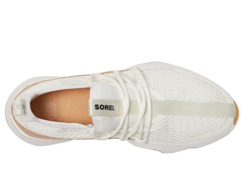 Image of Sorel Women's Kinetic Impact II Lace Sneaker, Sea Salt /Bleached Ceramic, 8 Regular