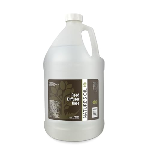 Natures Oil Reed Diffuser Base - Professional Home Fragrance Base for Reed Diffuser Making Ready to Blend (1 Gallon)
