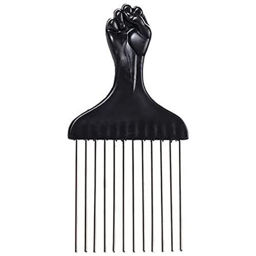 Peine para el Cabello Afro, Peine para el Cabello, Púas Afro para el Cabello Rizado, Tenedor de Cepillo Rizado para el Cabello Nsert, Púas Afro para Peinar el Cabello Hombres
