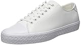 BOSS Herren Aiden M Tenn Sneakers aus Material-Mix mit Monogramm-Sohle Weiß 43 Größe 43