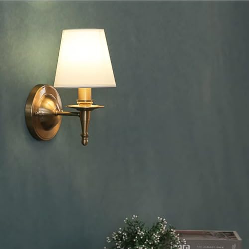 Lámpara para sala de estar con pantalla E14 aplique decorativo dormitorio 7