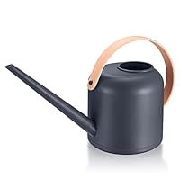 Indoor Watering Can for House Plants, 1.7 L Small Watering Can Indoor Plants, Reusable PlasticWatering Pot Bottles Cans with Long Spout for Inside Outdoor Bonsai Garden Flowers(Gray)