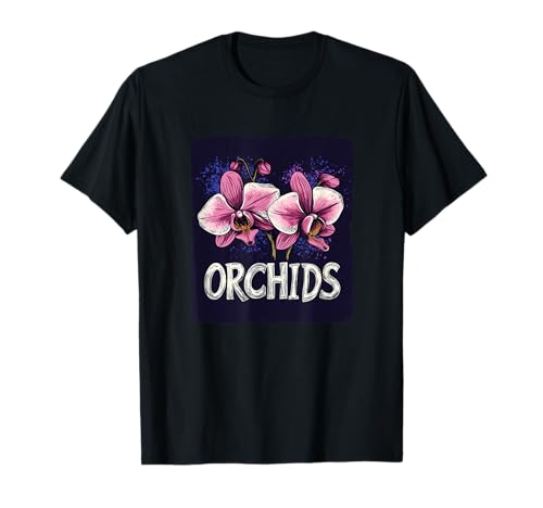Orquídeas elegantes para un toque de belleza natural Camiseta