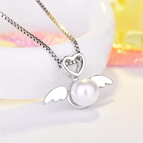 Bijoux de mariage d'exception collier pendentif perles et argent 925