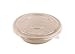 [200 Count] Clear Lids for 24oz & 29oz Compostable Bowls by EcoQuality Plastic Clear Lids for Natural Sugarcane Bagasse Bamboo Fibers Sturdy Compostable Eco Friendly Environmental Paper Plastic Bowls