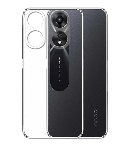 Image of Soft Silicone TPU Back Cover Compatible with Oppo A78 5G