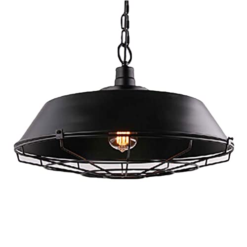 Pendant light cafe metal authentique et applique de style industriel classique