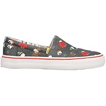 TOMS Womens Alpargata Fenix Graphic Slip On Sneakers Shoes Casual - Grey