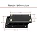 Oldriver Torque Converter Motor Riser Plate Mount for Predator 196cc / 212cc Engine on Coleman Mini Bike Go Kart 1-3/4 Inch Lift Improved Power Transmission High Temperature Resistant Coating