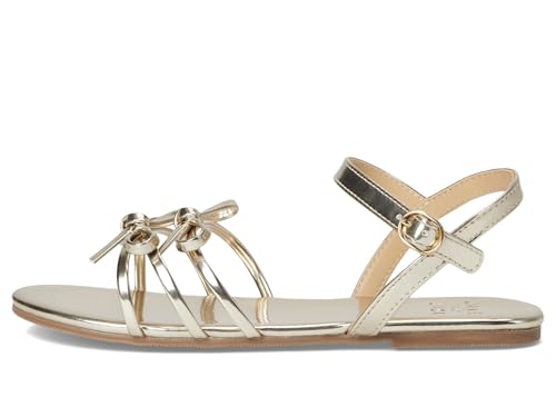 Janie and Jack Girl's Gold Sandals (Toddler/Little Big Kid) Ballet Flat4