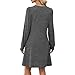 Long Sleeve Dress for Women Fashion Print Crewneck Midi Dresses Casual Loose Vacation Dress 2025 Fall Flowy Outfits