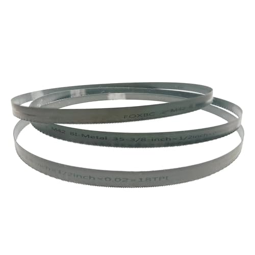 Lame scie ruban bimétallique anti-rupture 18 dents pour coupe nette sans bavure