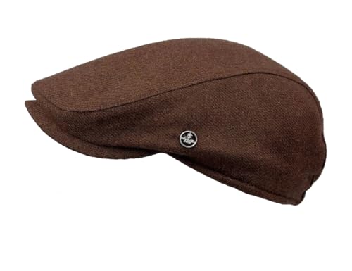 Casquette en laine marron homme pour rester au chaud l'hiver