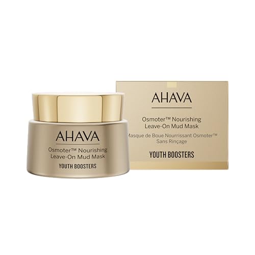 AHAVA Osmoter, Nourishing Leave-On Mud Mask 50ml – Hydrating & Purifying Face Mask with Dead Sea Minerals, Dead Sea Mud & Sea Buckthorn Oil – Restores Skin Barrier & Revives Glow