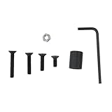 DGBRSM 1Set of Backstrap Buckle Stud Base Adapter Kit, Quick Release Swivel Stud Base Adapter Kit with 4 Screws + 1 Nut + 1 Wrench